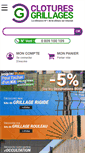 Mobile Screenshot of clotures-grillages.com